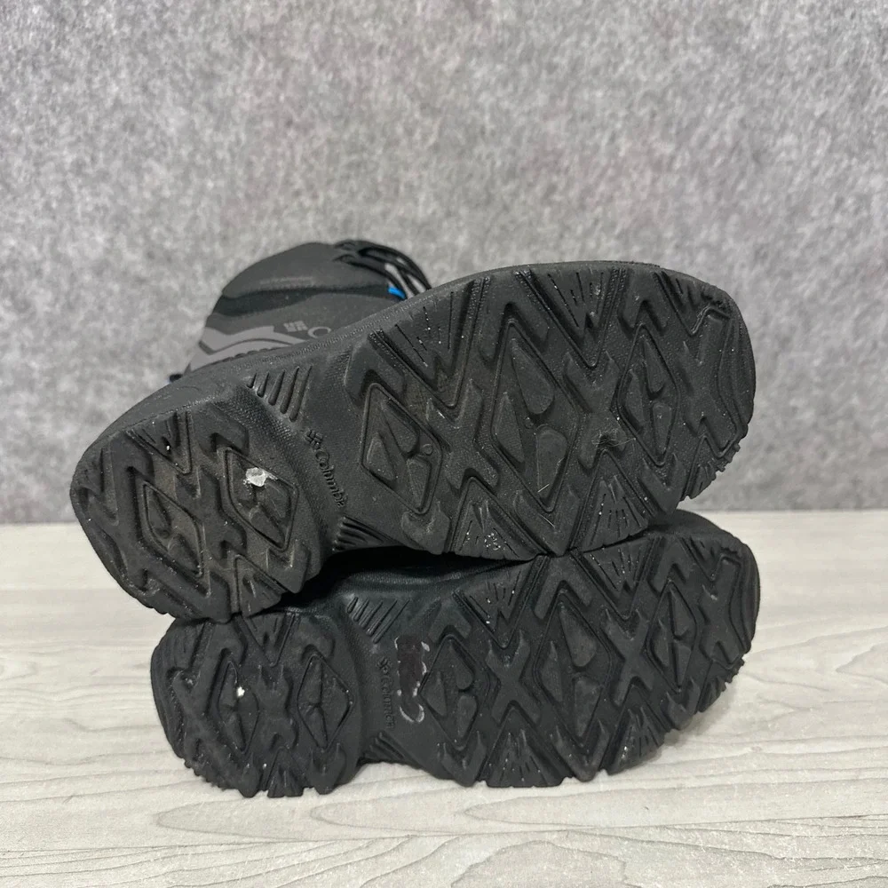 Columbia‎ Bugaboot Plus IV Kids Size 3 Black Winter Snow Boots Waterproof 400g